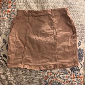Mauve Mini Skirt